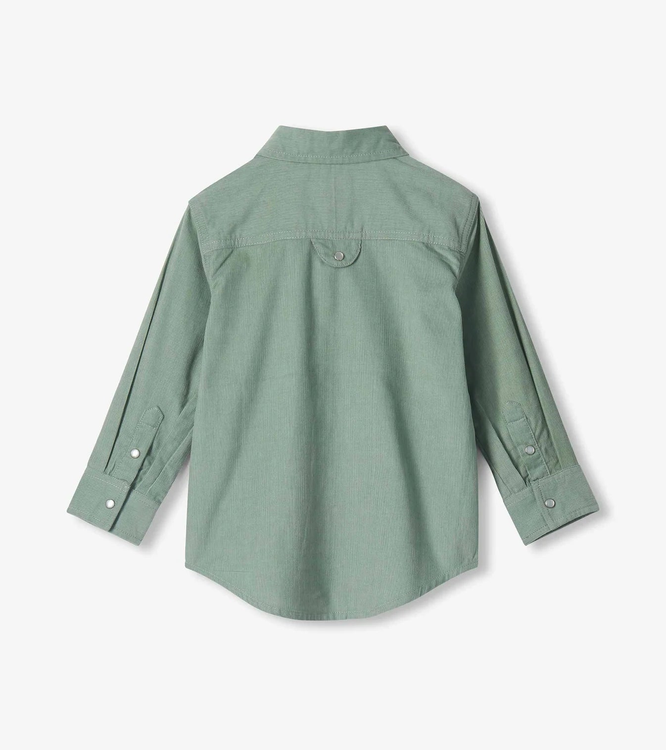 Green Cord Button Down Shirt