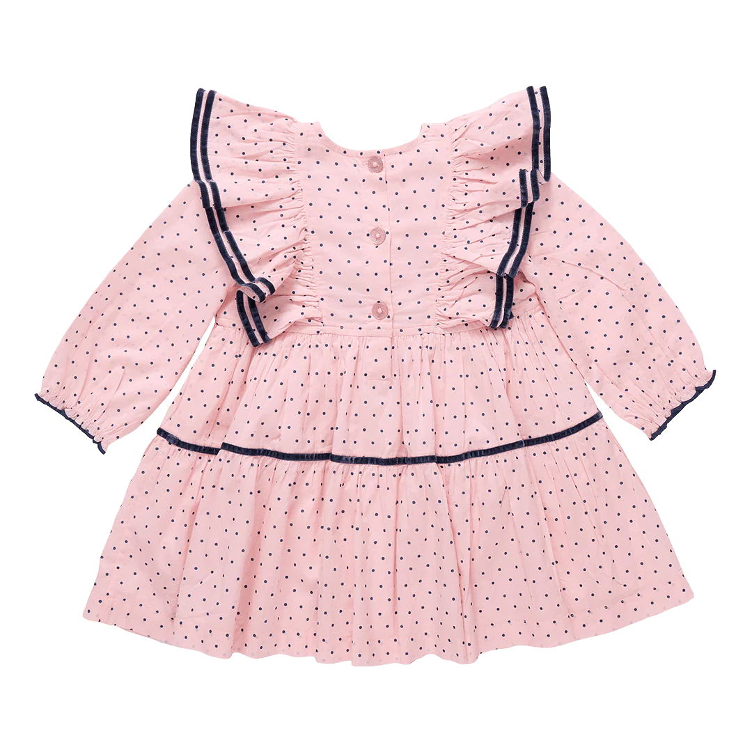 Raphaela Dress Strawberry Cream Polka Dot