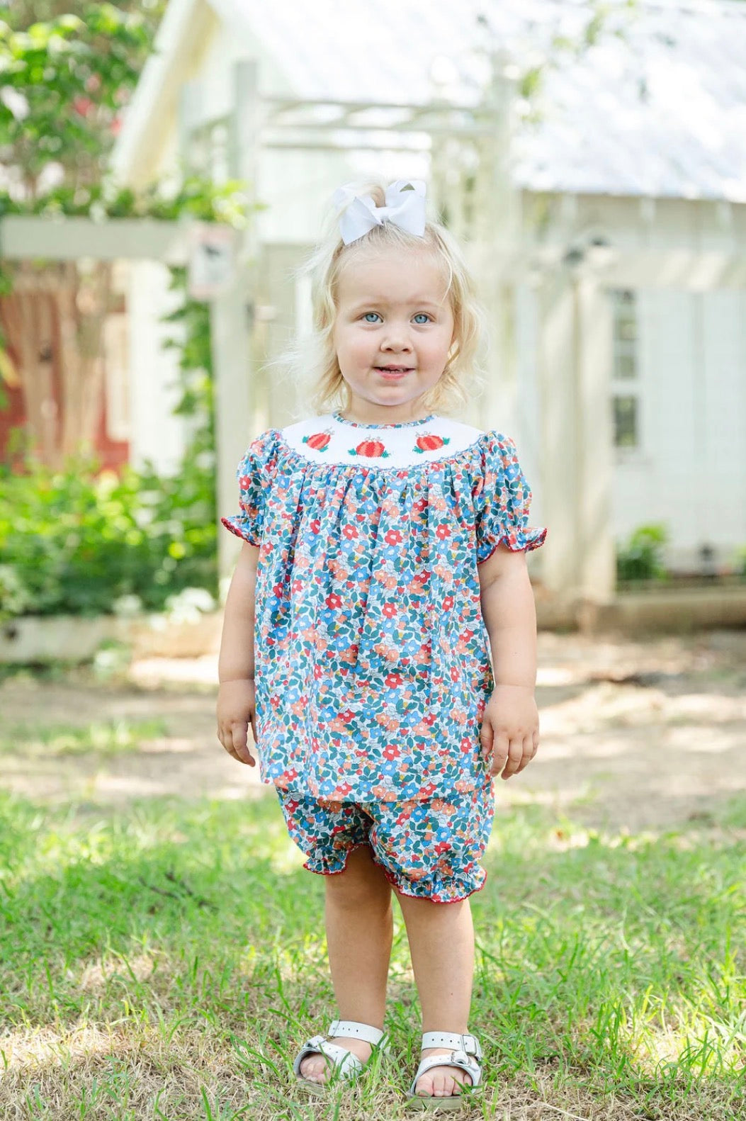 Floral Pumpkins Annabelle Bloomer Set