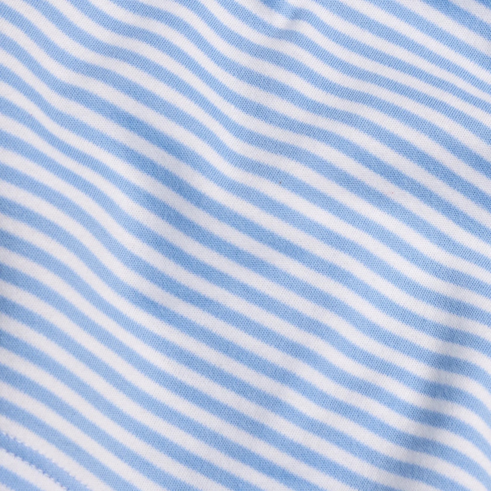Light Blue Stripe LS Polo