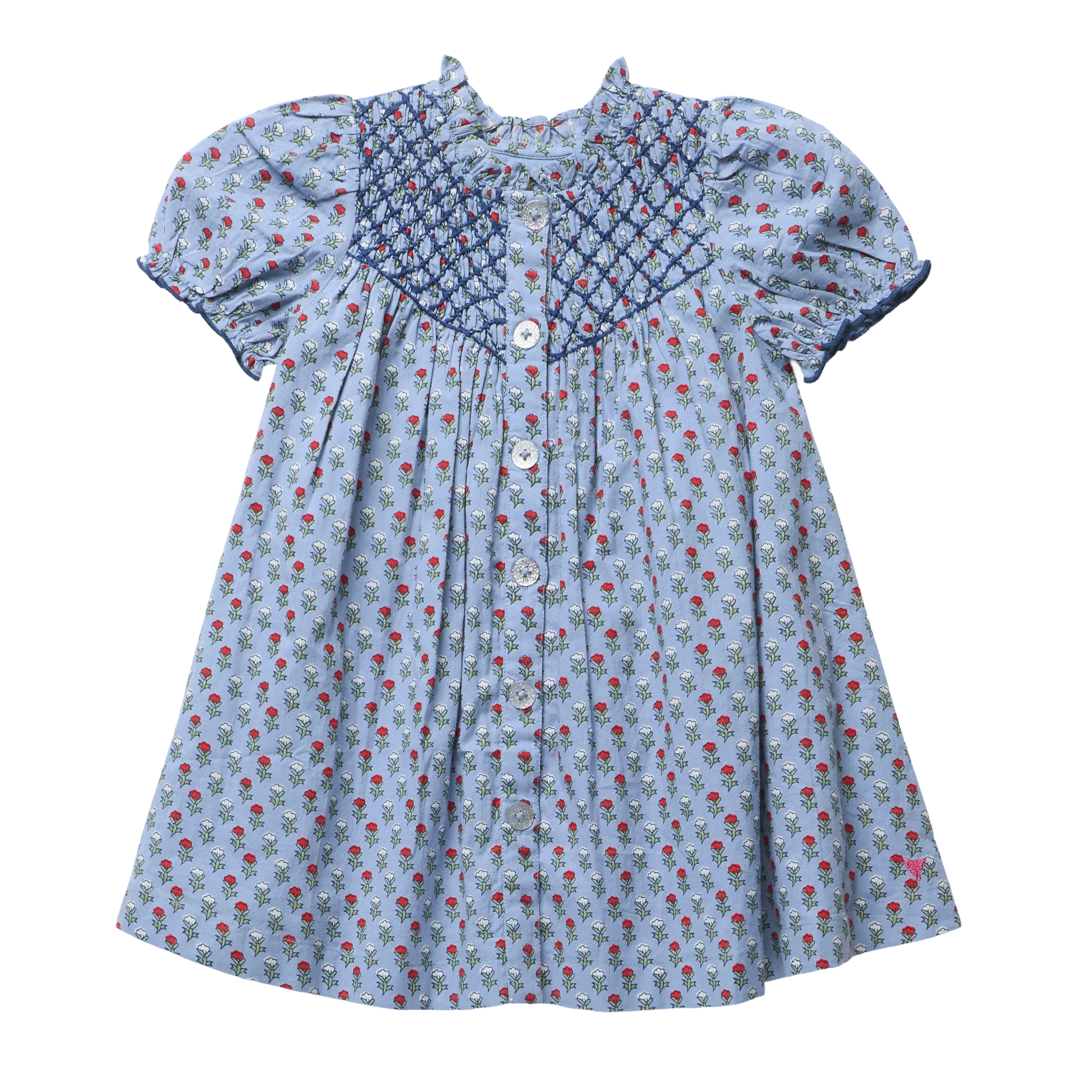Light Blue Carnation Lucia Dress