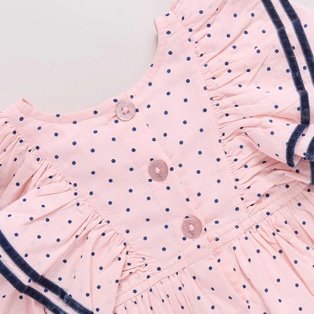 Raphaela Dress Strawberry Cream Polka Dot