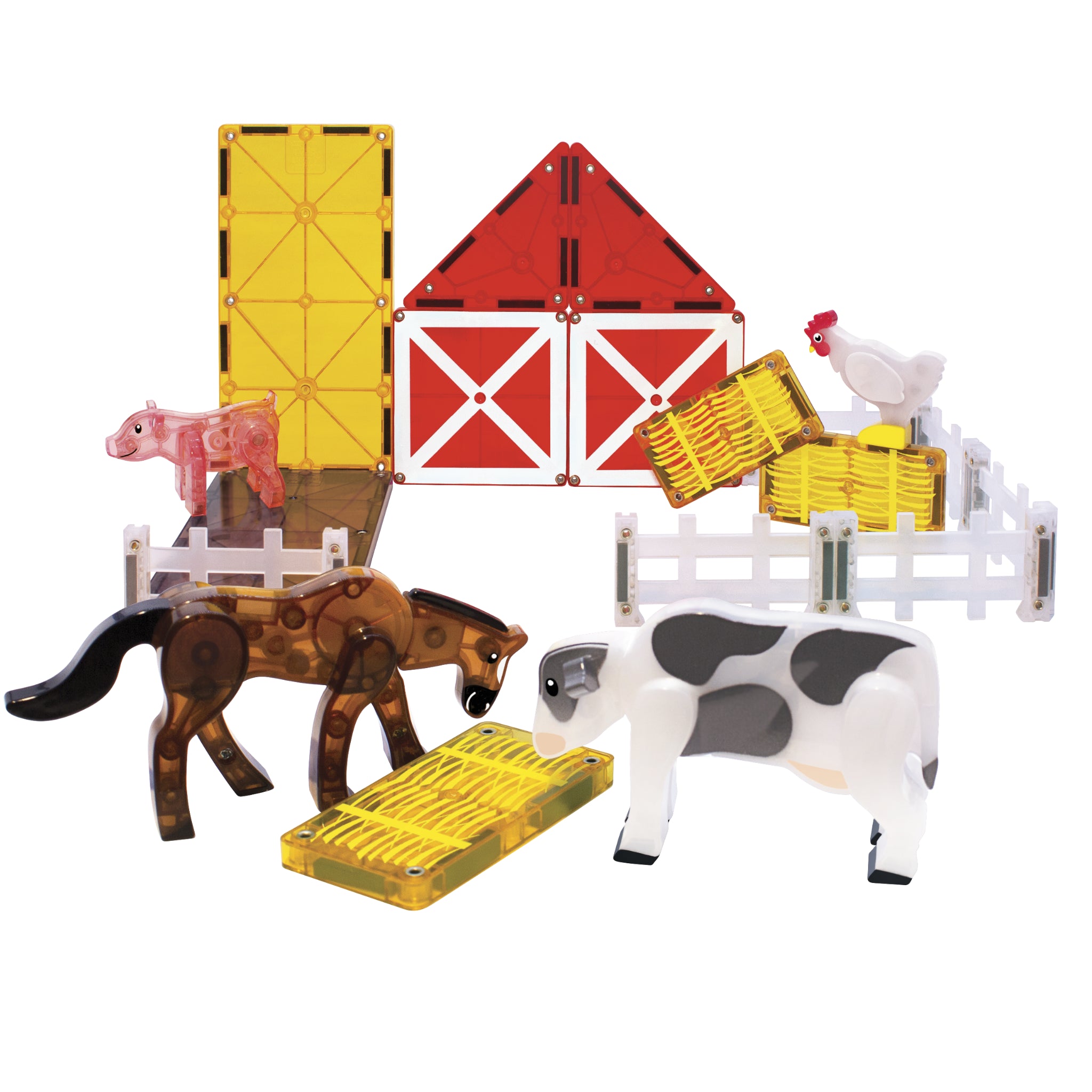 Magna-Tiles Farm Animals & Barn 25pc Set