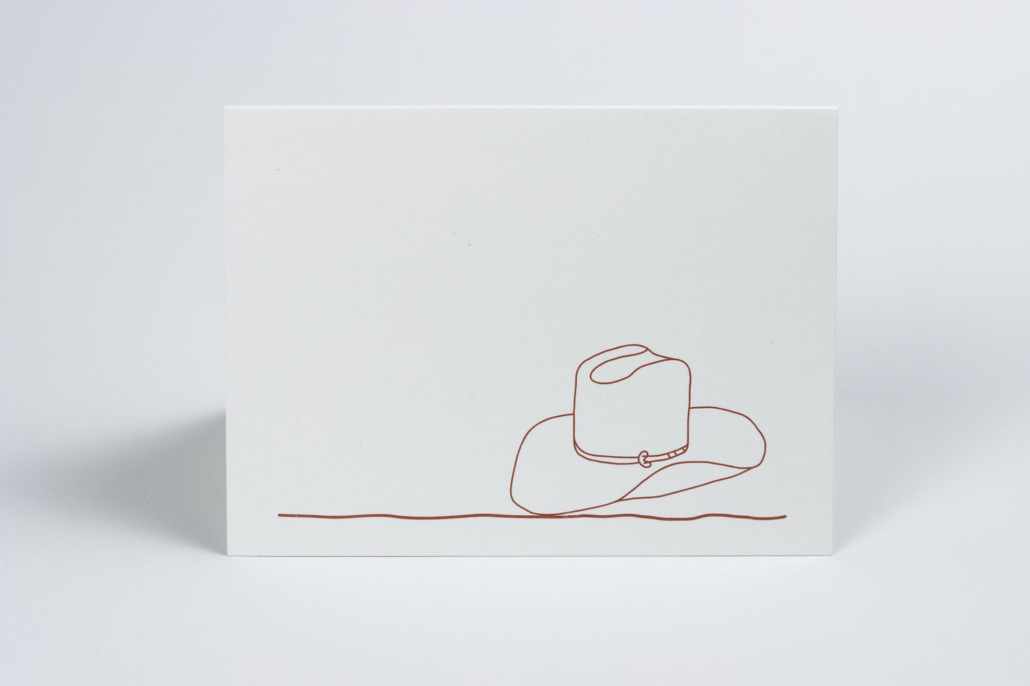Folded Greeting Cards - Hats & Boots (set of 8)