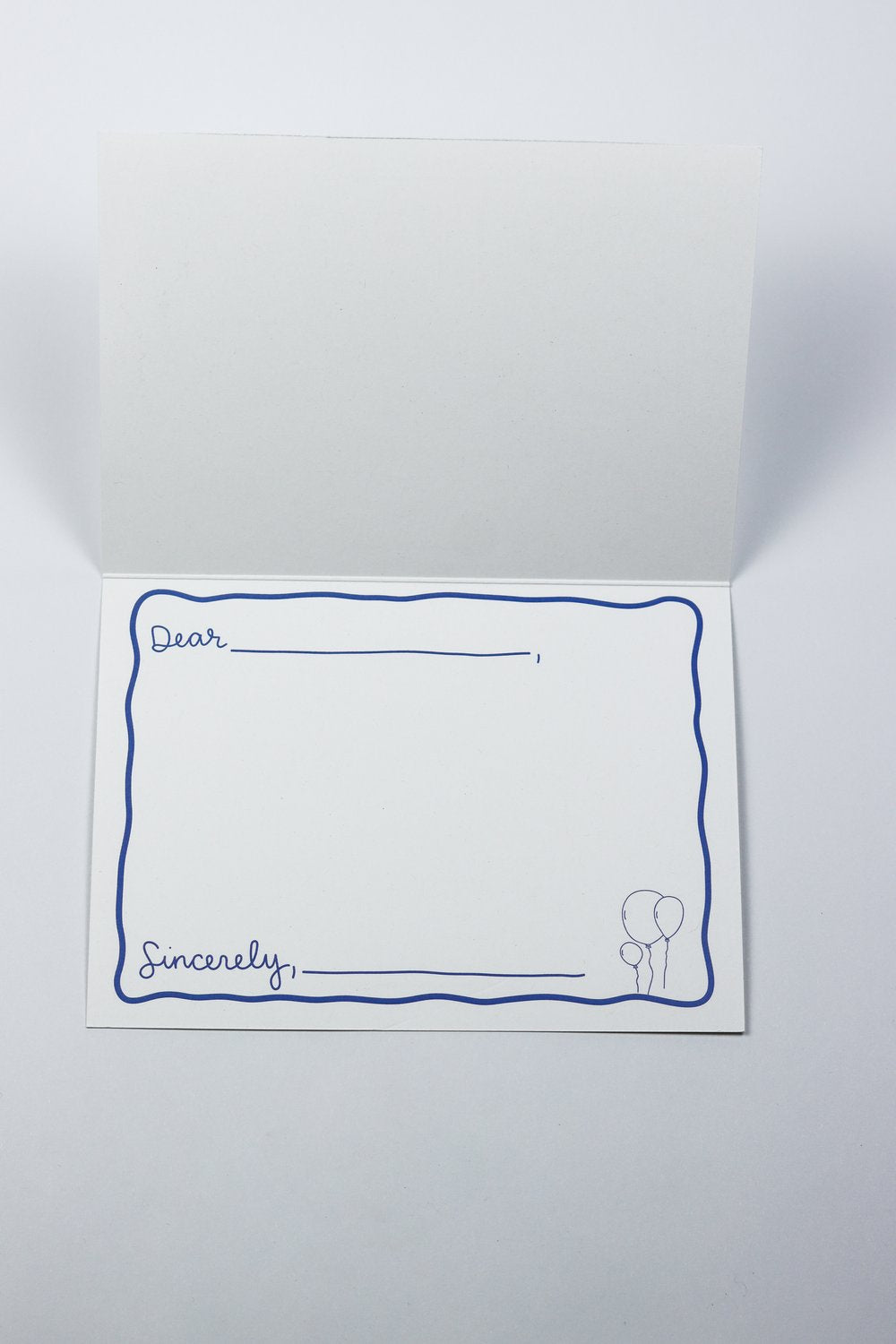 Folded Greeting Cards - Cake & Balloons (set of 8)