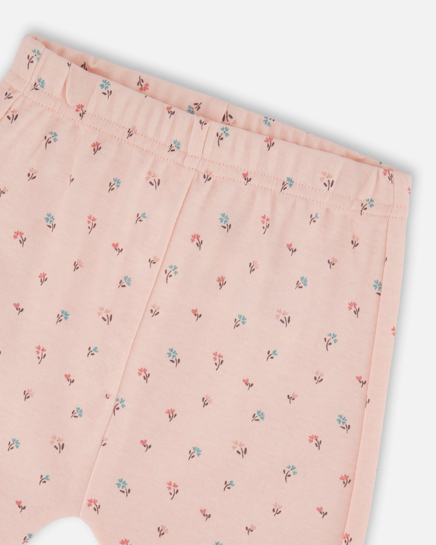 Small Flowers on Pink Organic Pant Set