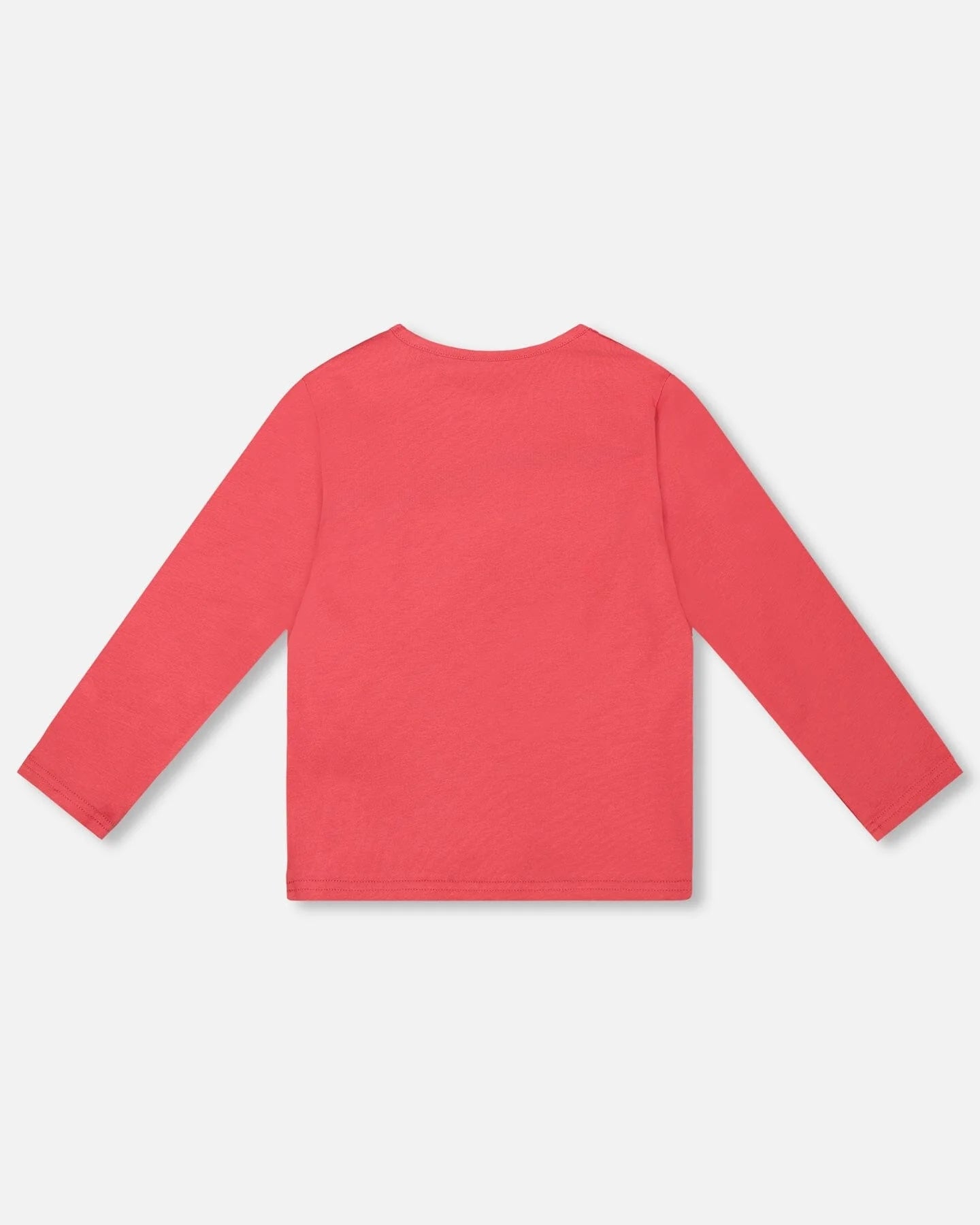 Cardinal Red Apple Heart Print LS Tee