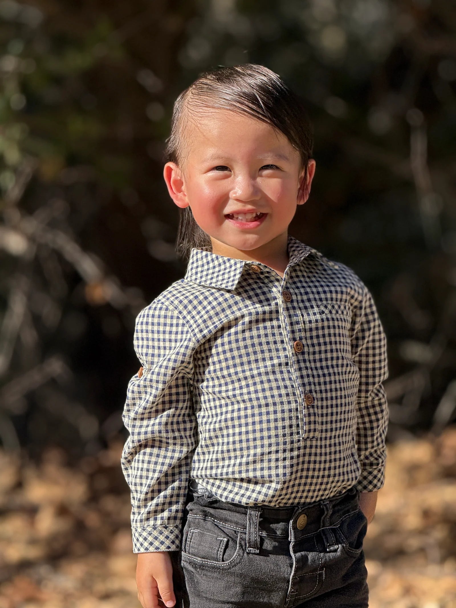 Jasper Seersucker Woven Onesie