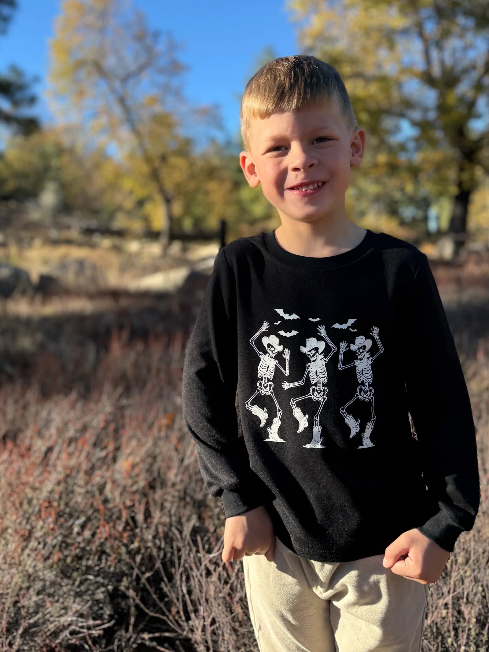 Dancing Cowboy Skeleton Tee