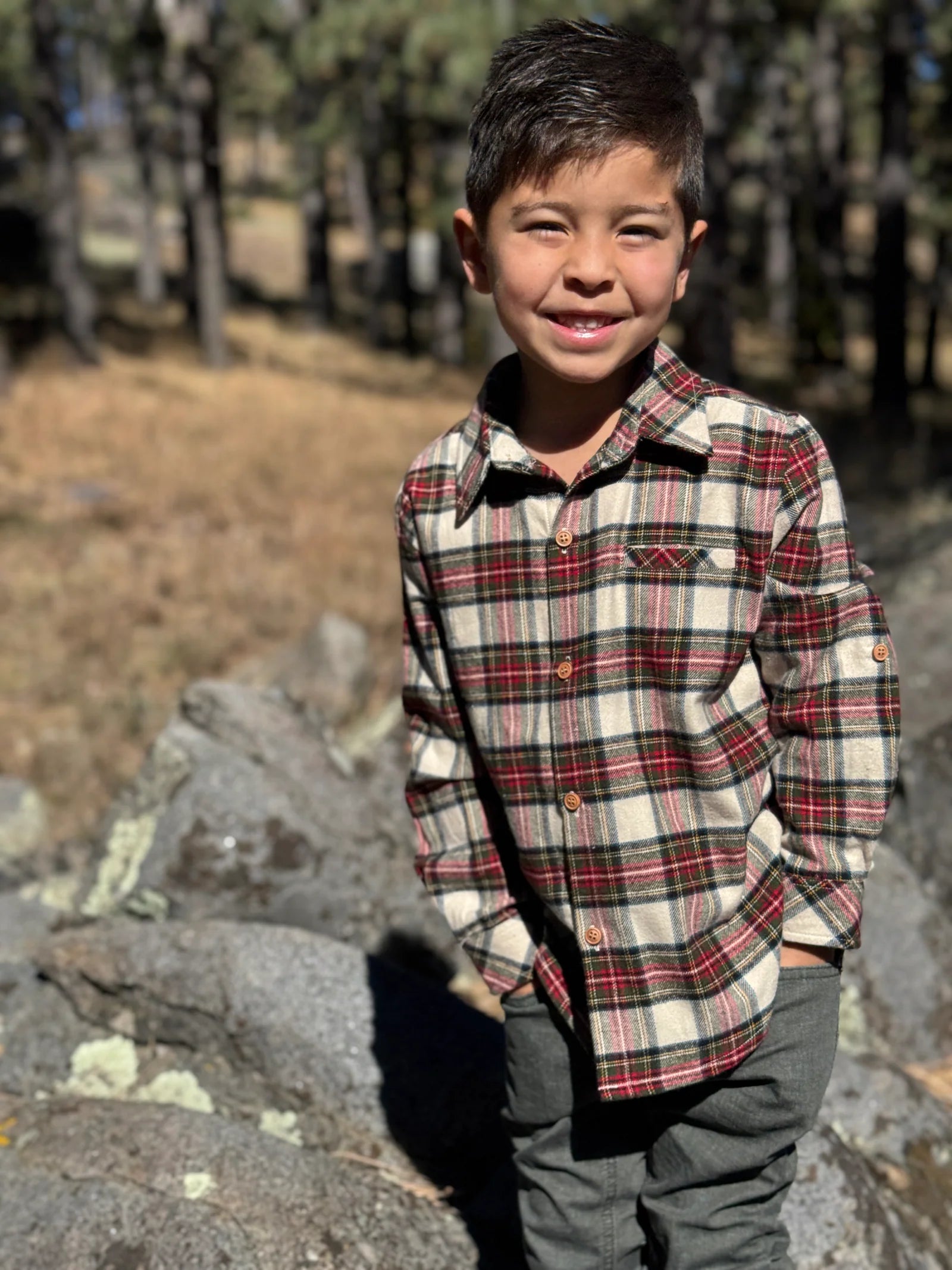 Atwood Red and Green Plaid Shirt