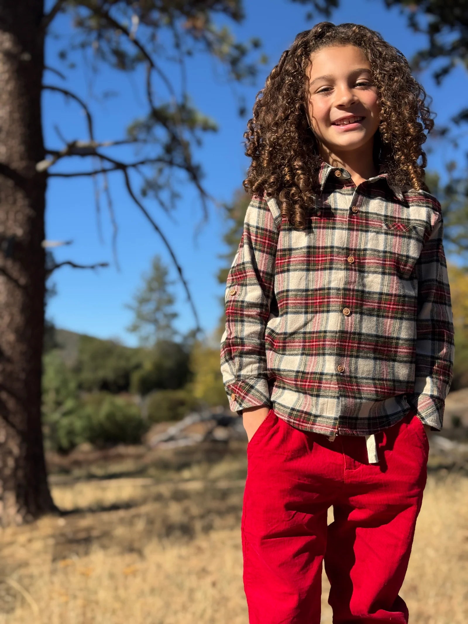 Atwood Red and Green Plaid Shirt
