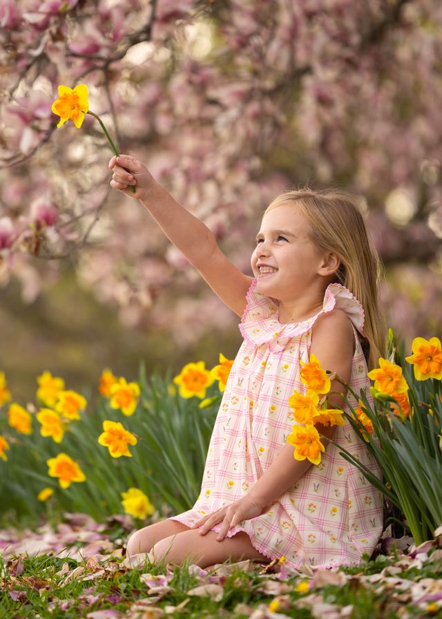PINK FLORAL ASHLEY DRESS