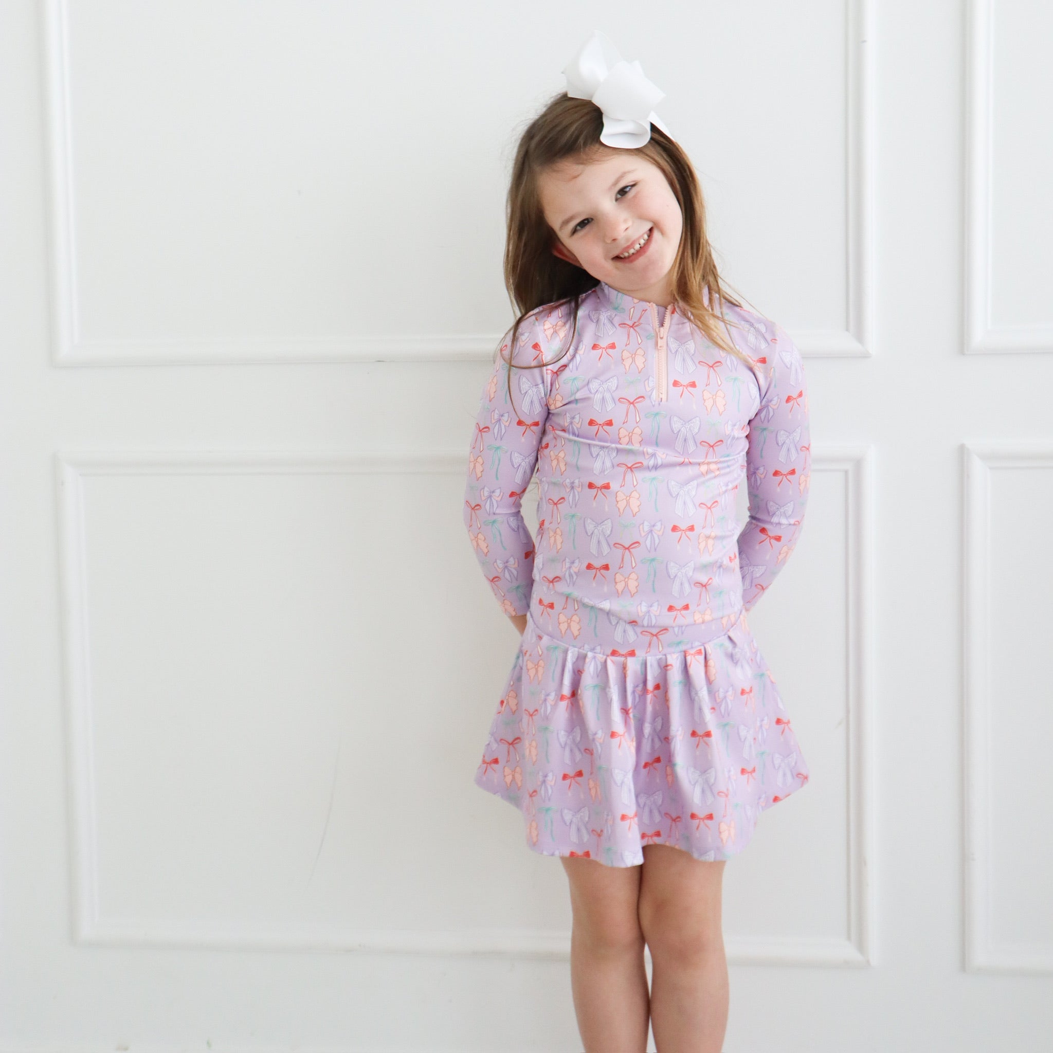 Lavender Bow Sarah Set