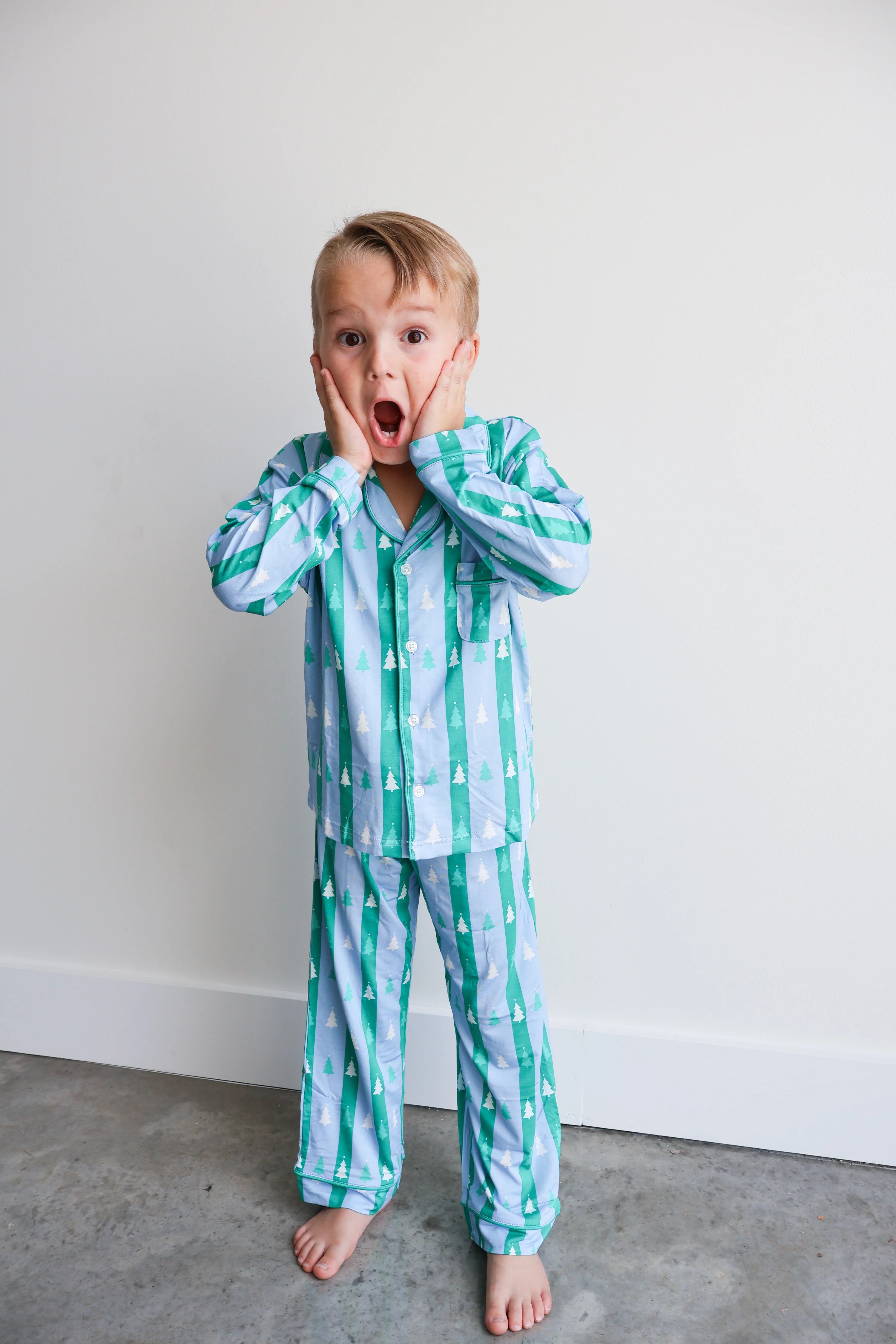 Green Tree Stripes Kevin Set