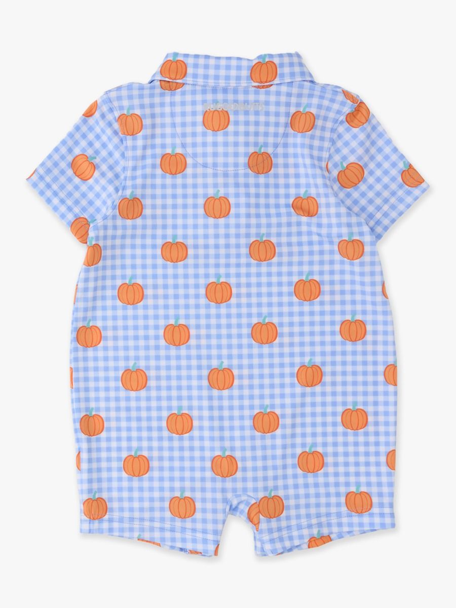 Pumpkin Patch Polo Romper