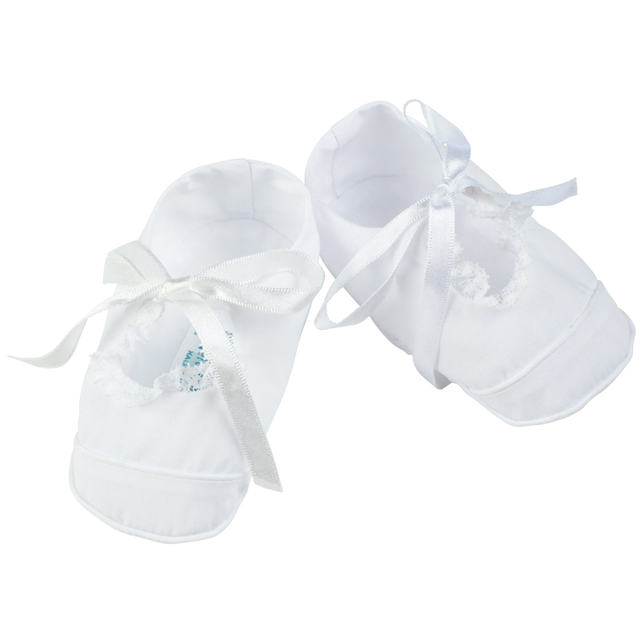 Feltman White Mary Jane Lace Booties