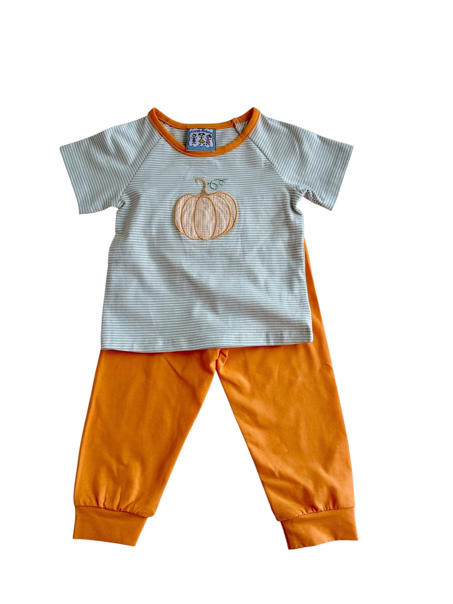 Pumpkin Applique Jogger Set