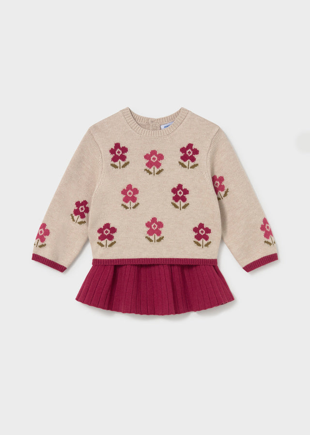 Oat and Raspberry Skirt Set