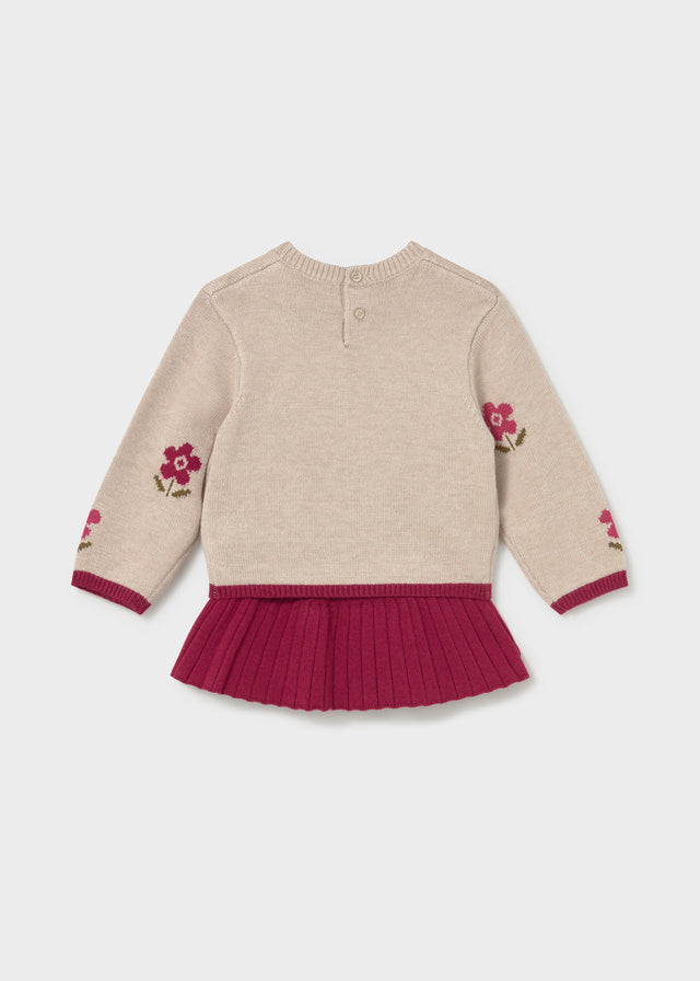 Oat and Raspberry Skirt Set