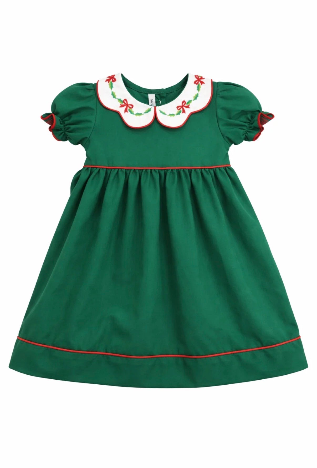 Bow and Holly Scallop Collar Dress