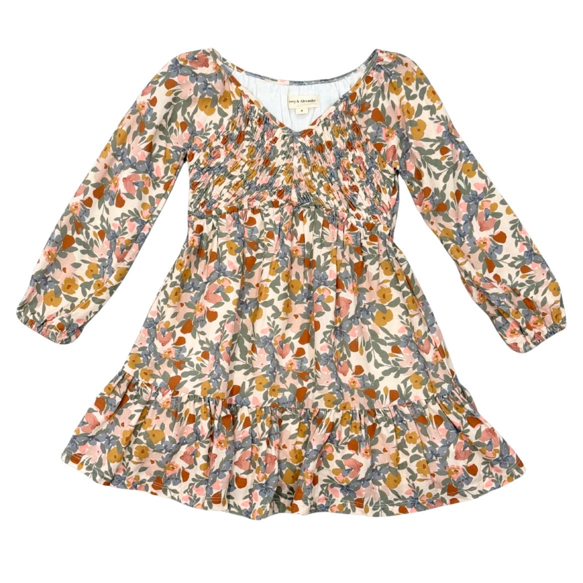 Smocked Front Babydoll Dress