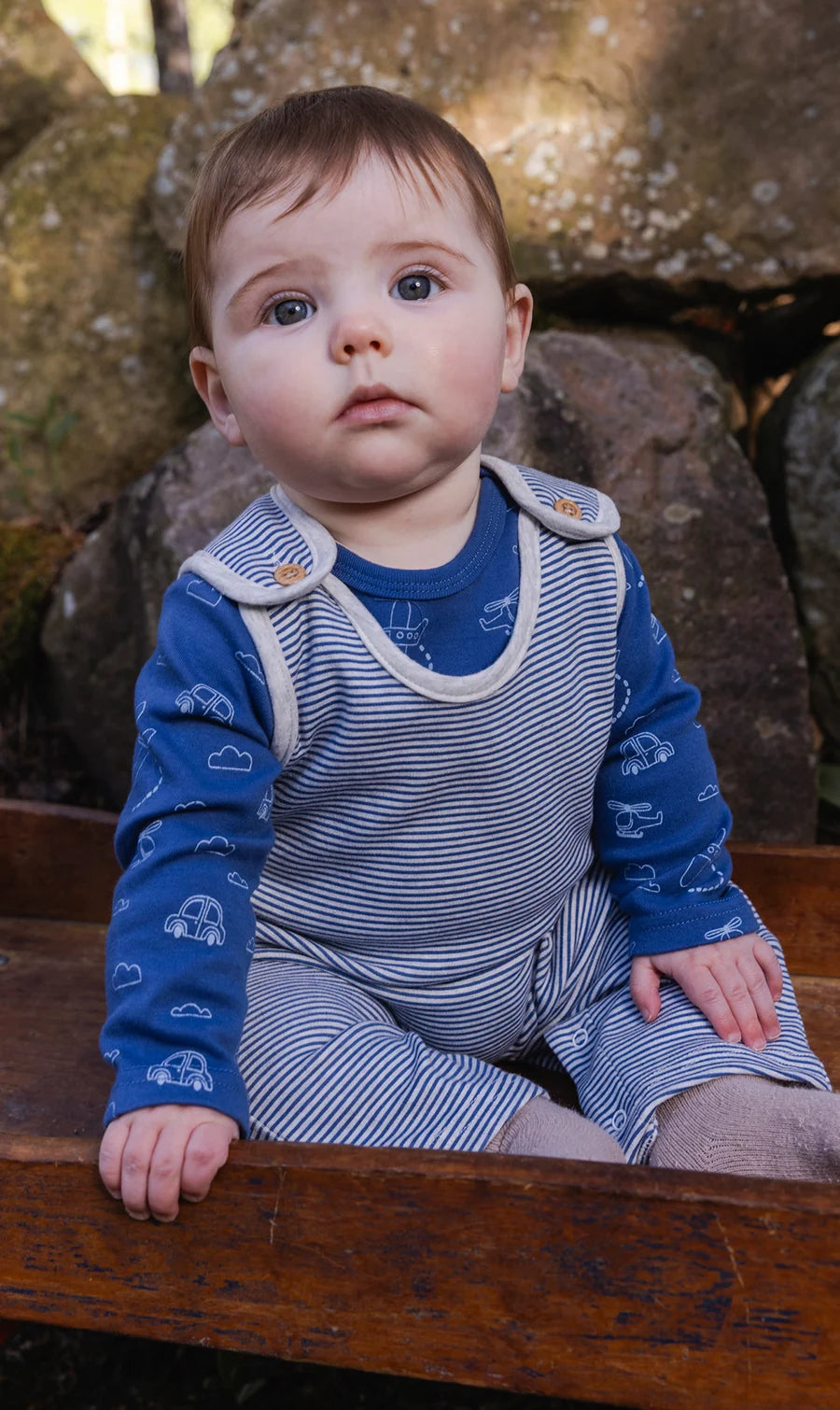 Transportation Onesie and Overall Set