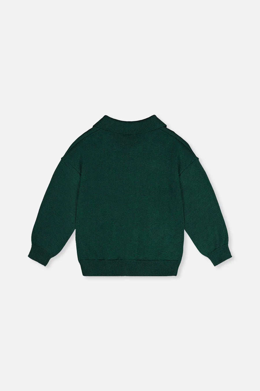 Green Collared Daisy Sweater