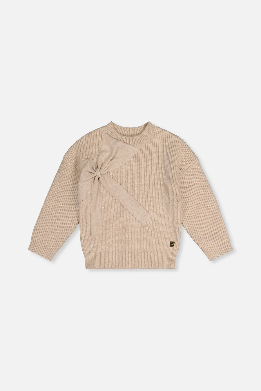 Beige Bow Sweater
