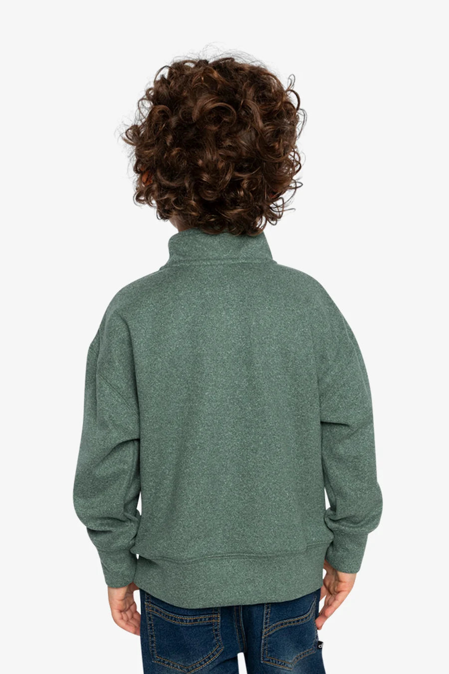 Green Half Zip Sweater