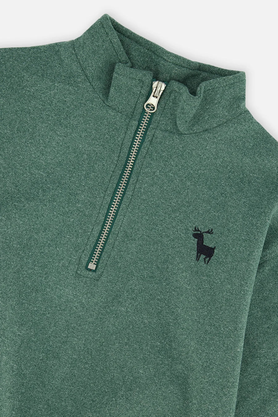 Green Half Zip Sweater