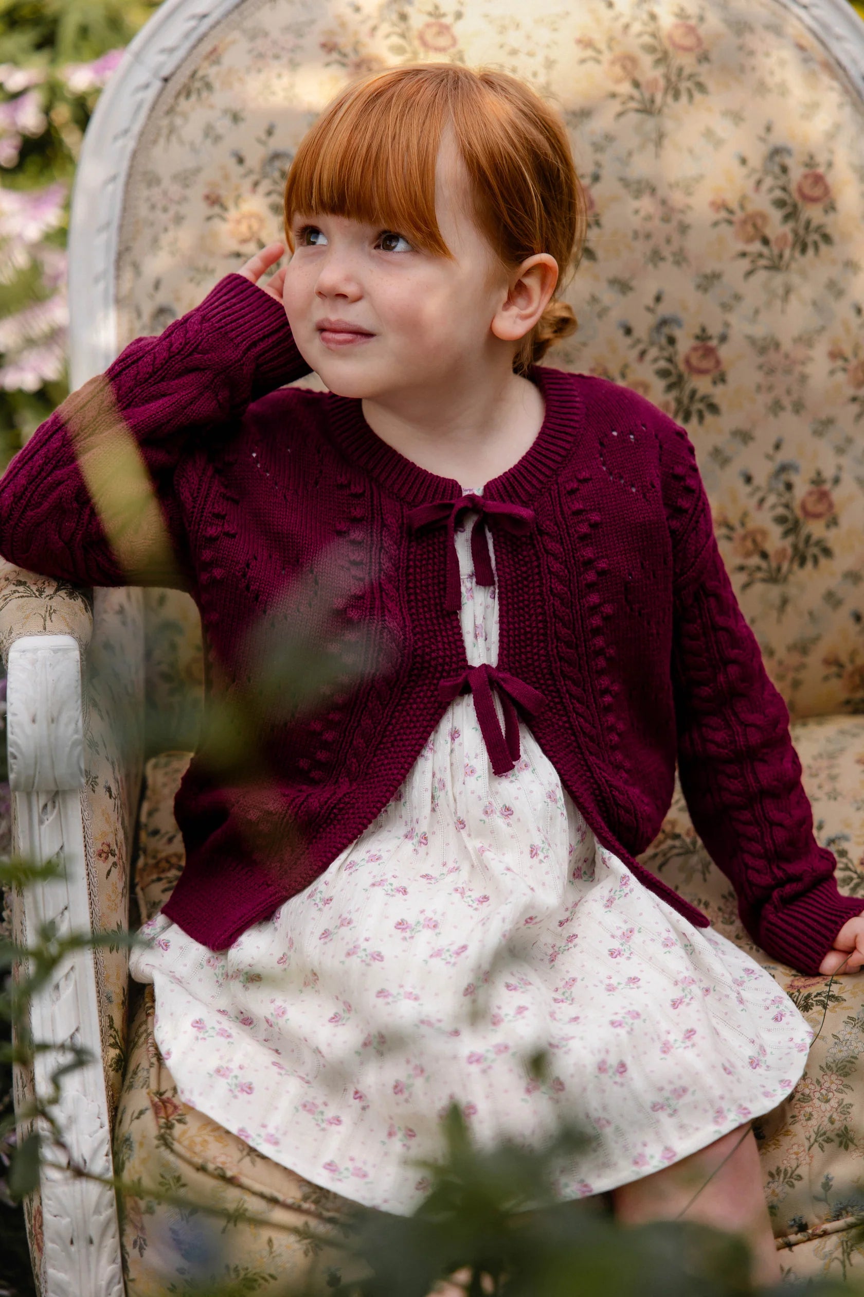 Mulberry Wood Knitted Cardigan