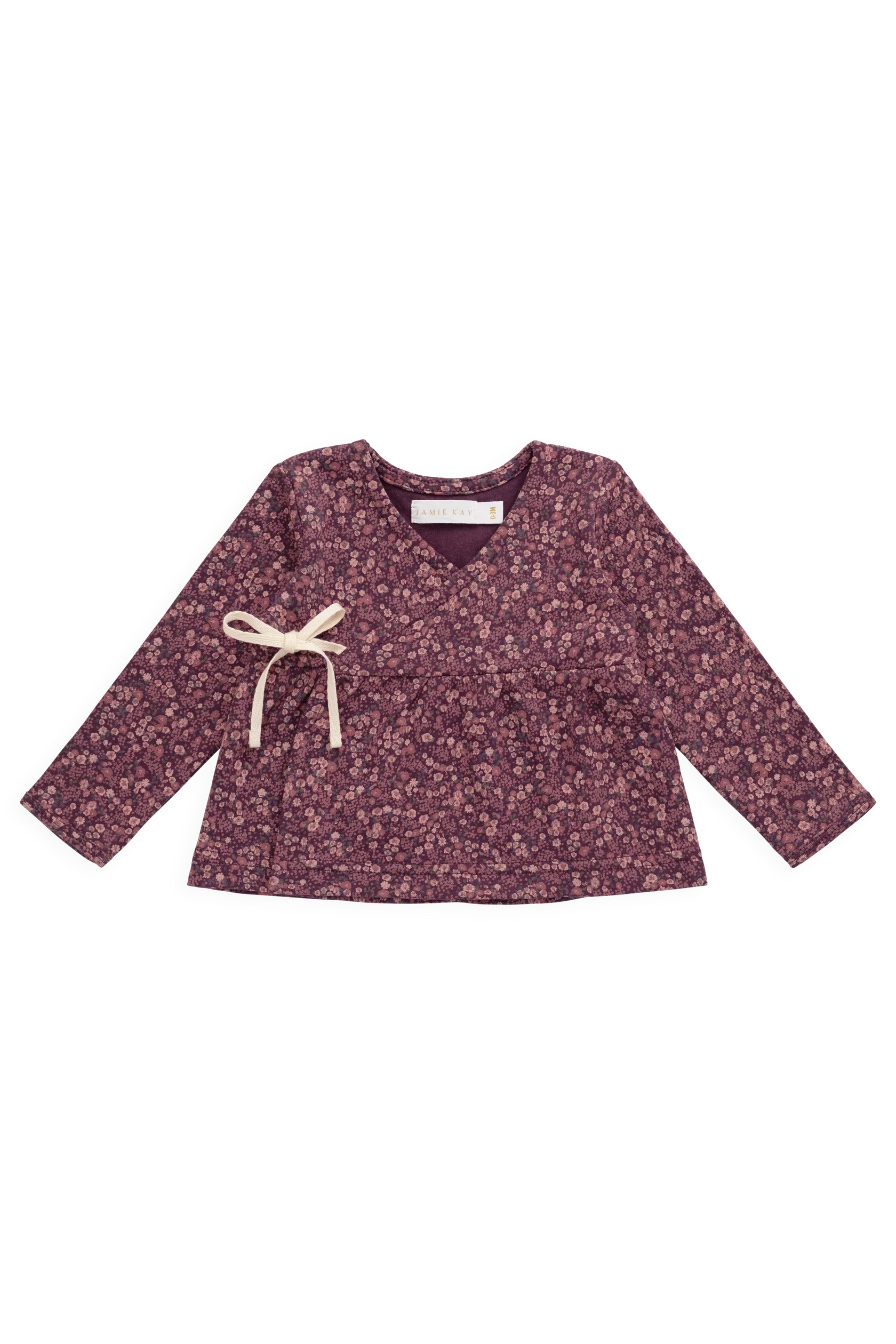 Fig Floral Wrap Top and Bloomer Set