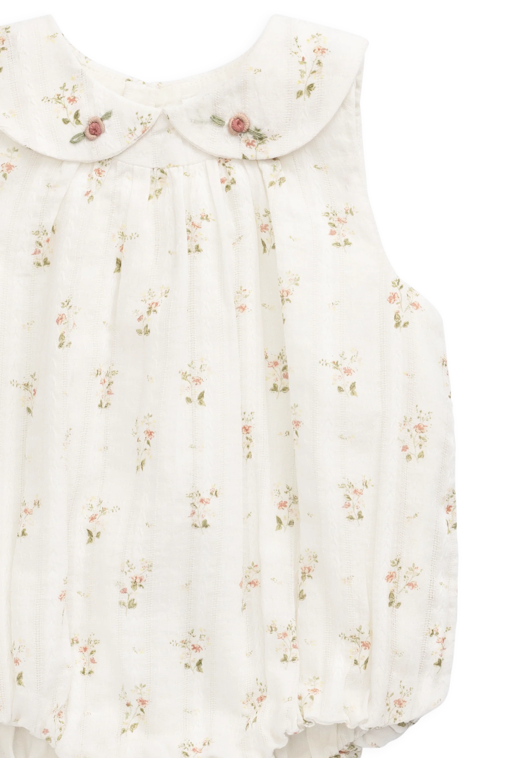 Josepha Egret Floral Playsuit