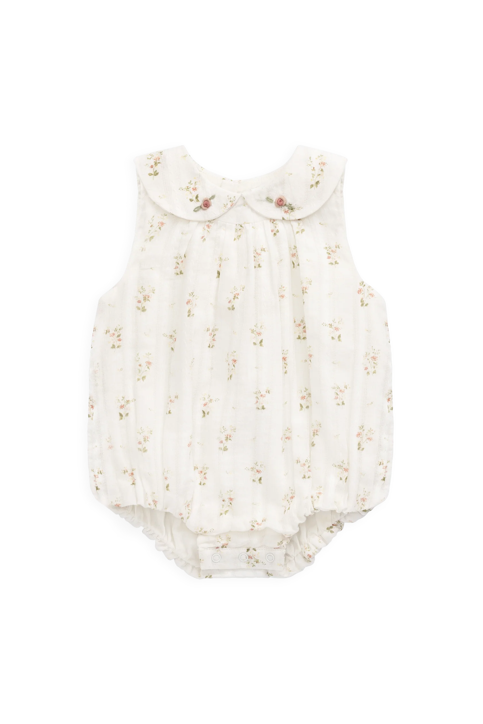 Josepha Egret Floral Playsuit