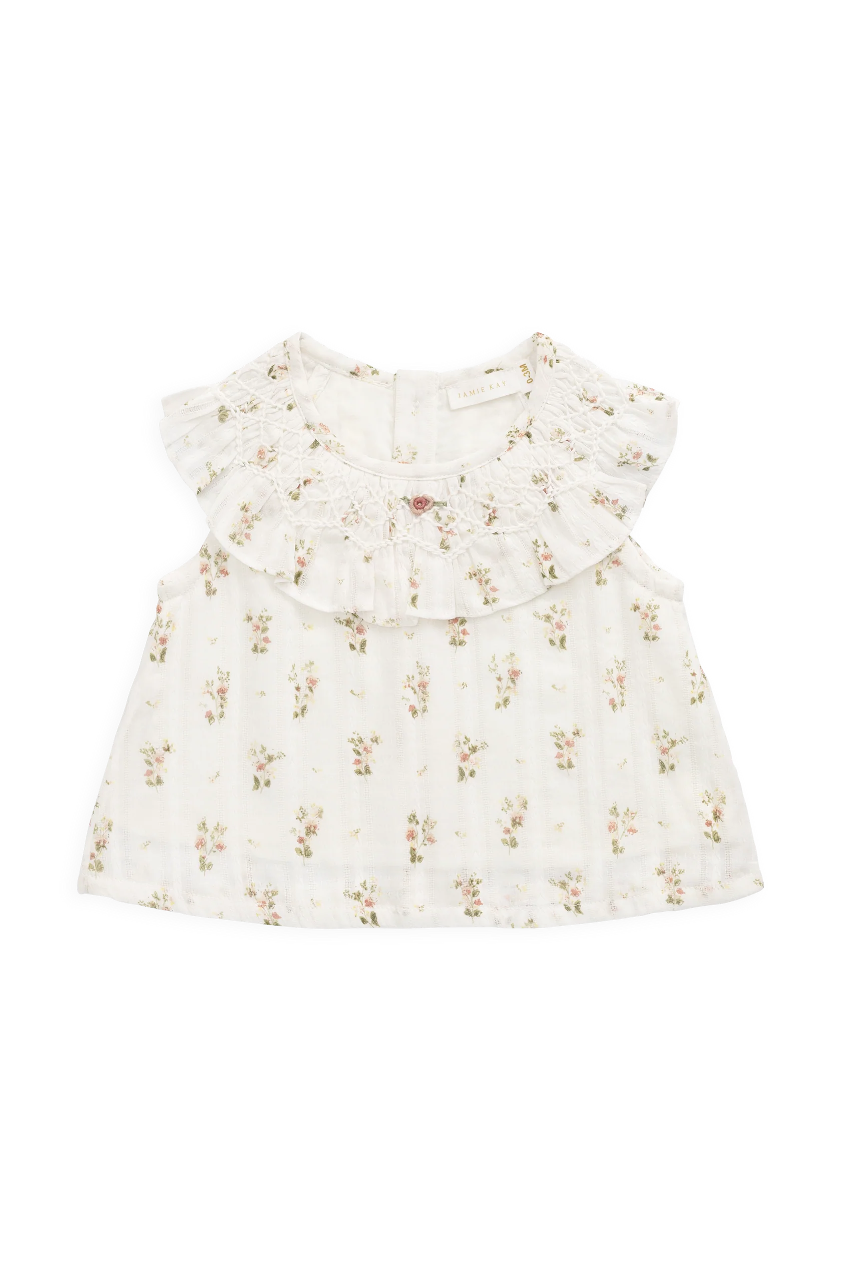 Josepha Egret Floral Top and Bloomer Set