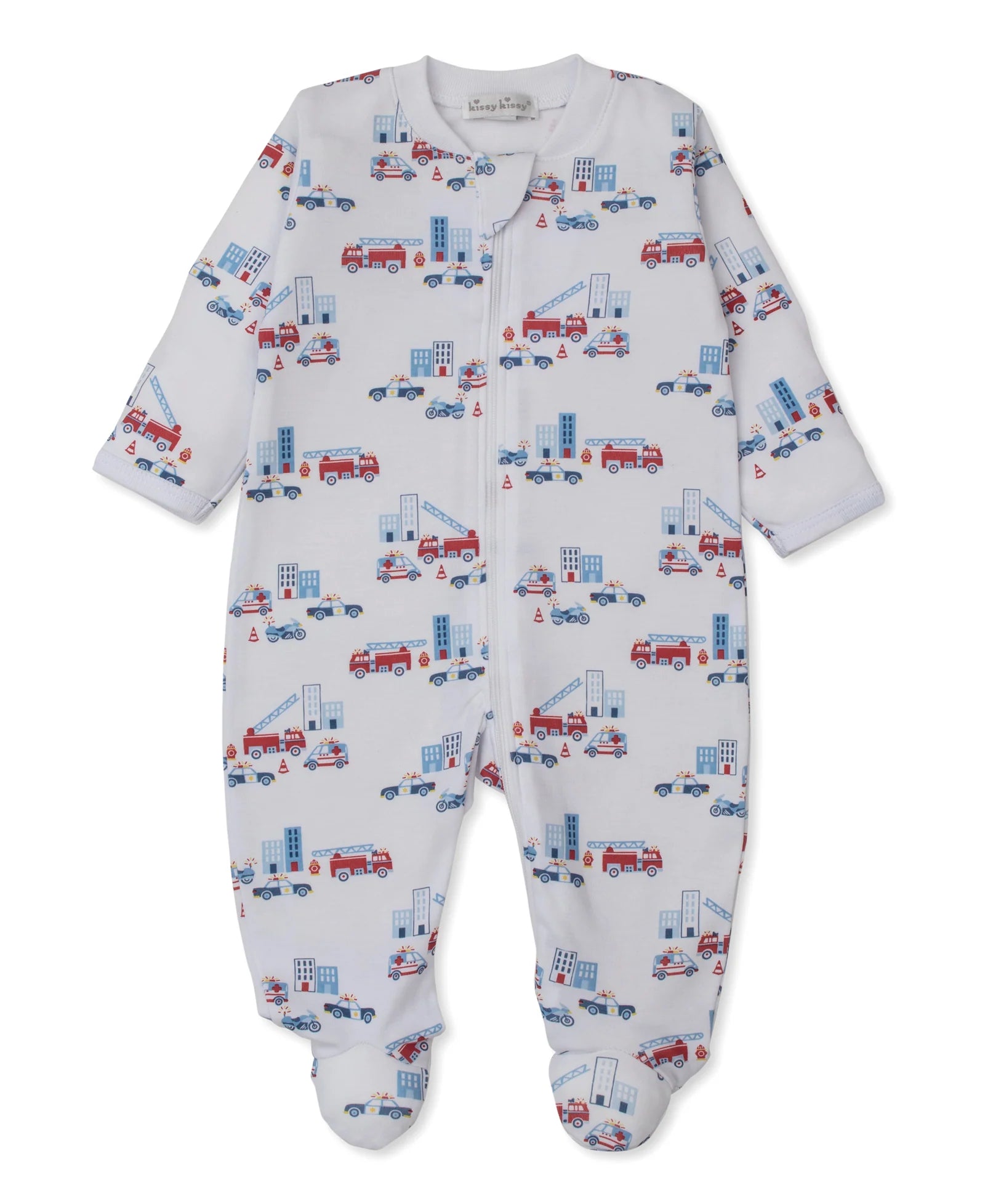 Rescue Raid Print Zip Footie