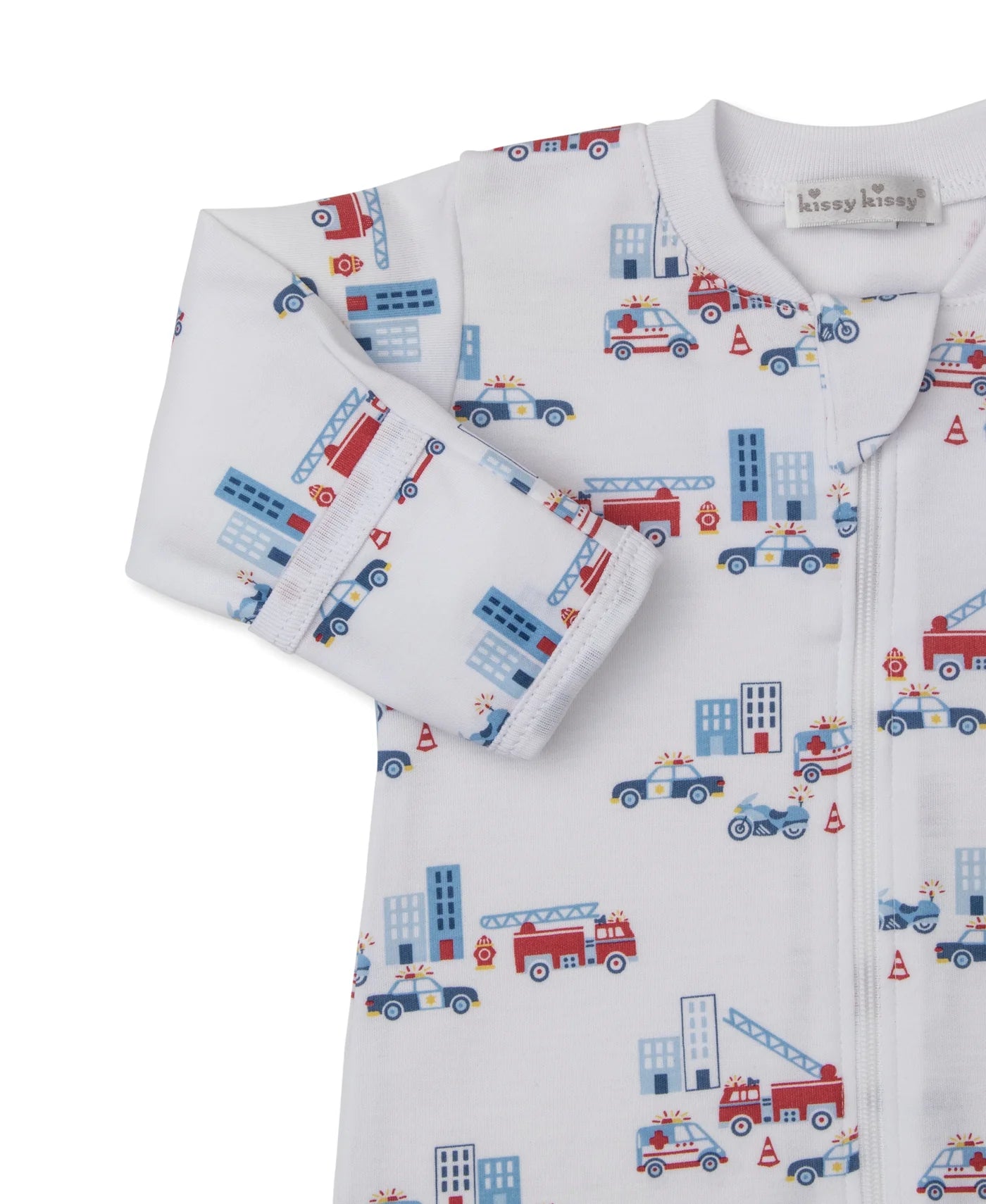 Rescue Raid Print Zip Footie