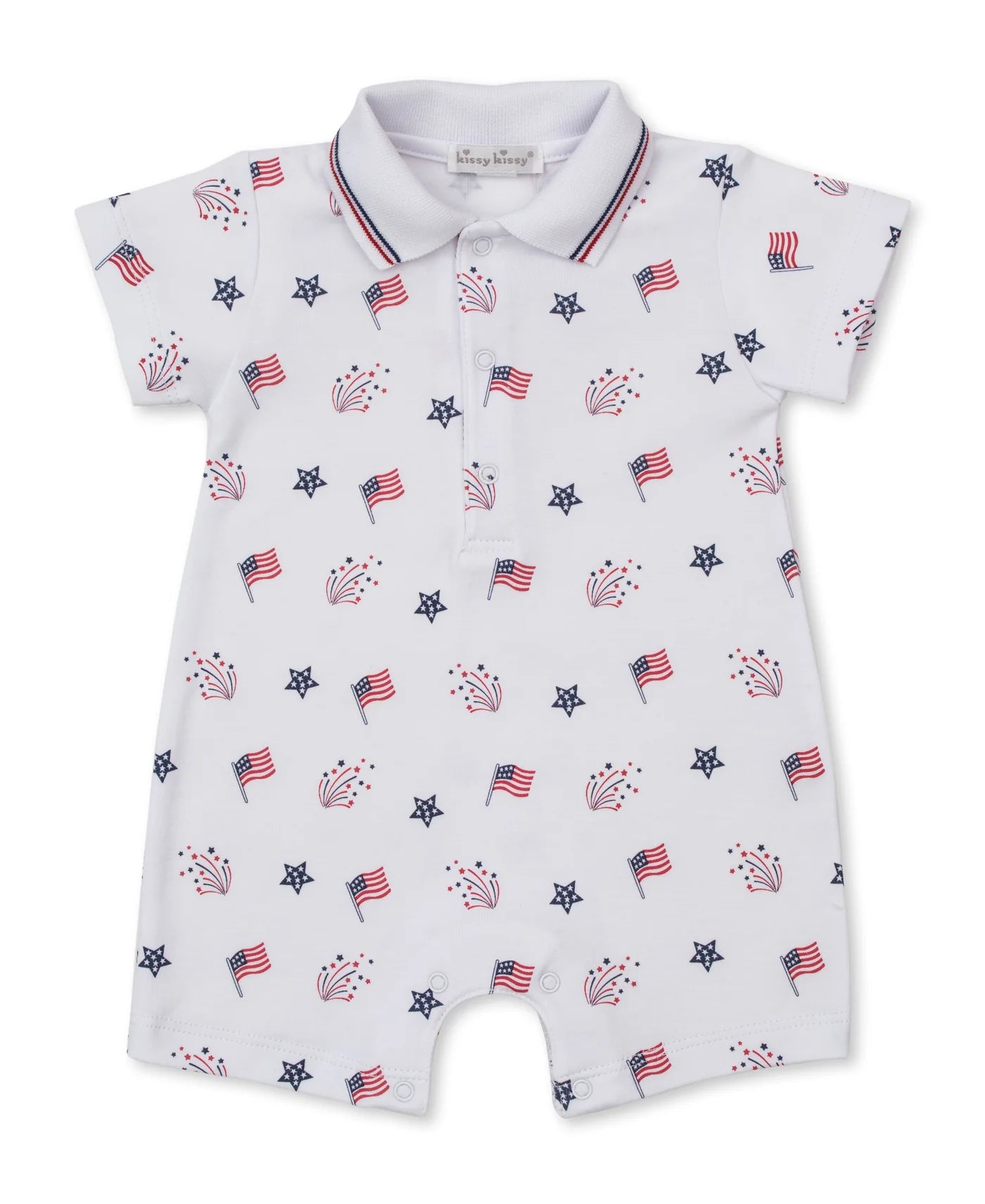 Star-Spangled Freedom Polo Playsuit