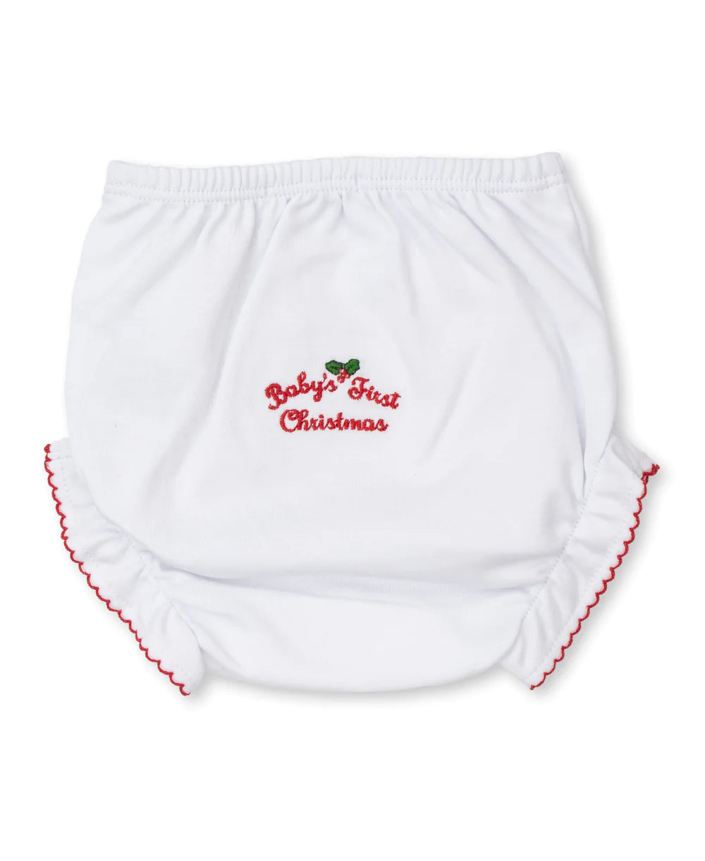 Kissy Baby's First Christmas Diaper Cover
