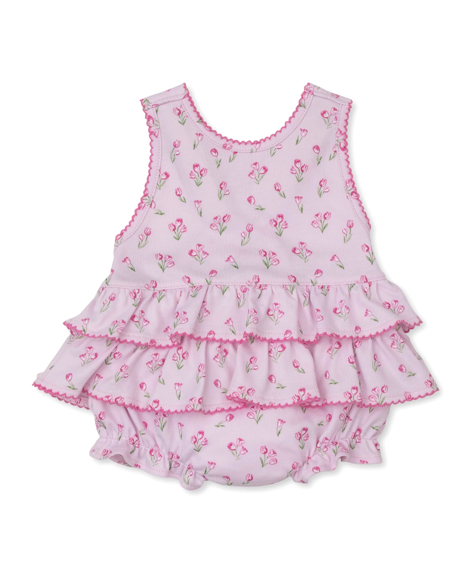 Pink Timeless Tulips Ruffle Bubble