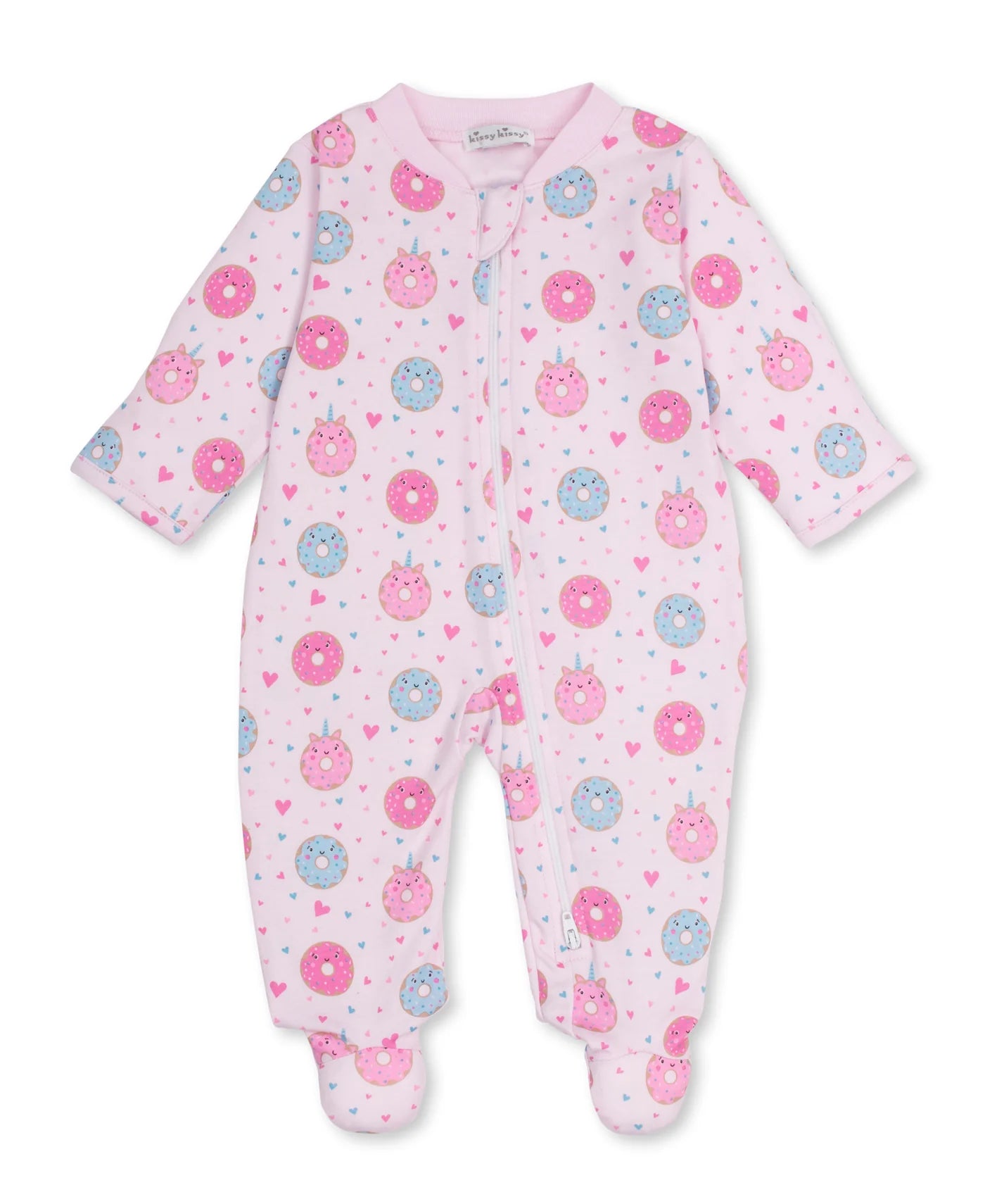 Kissy Sweet Donut Zipper Footie