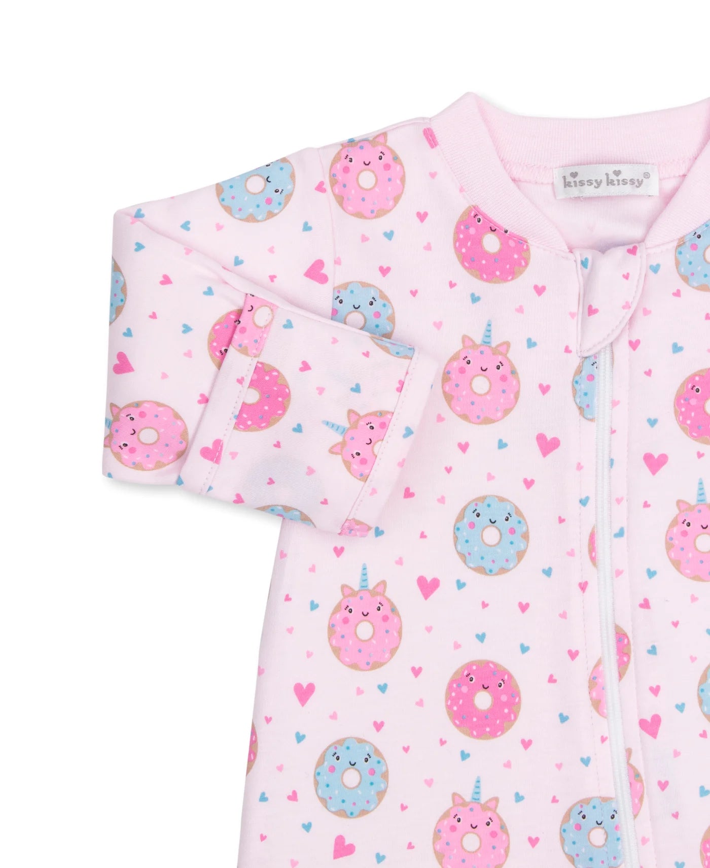 Kissy Sweet Donut Zipper Footie