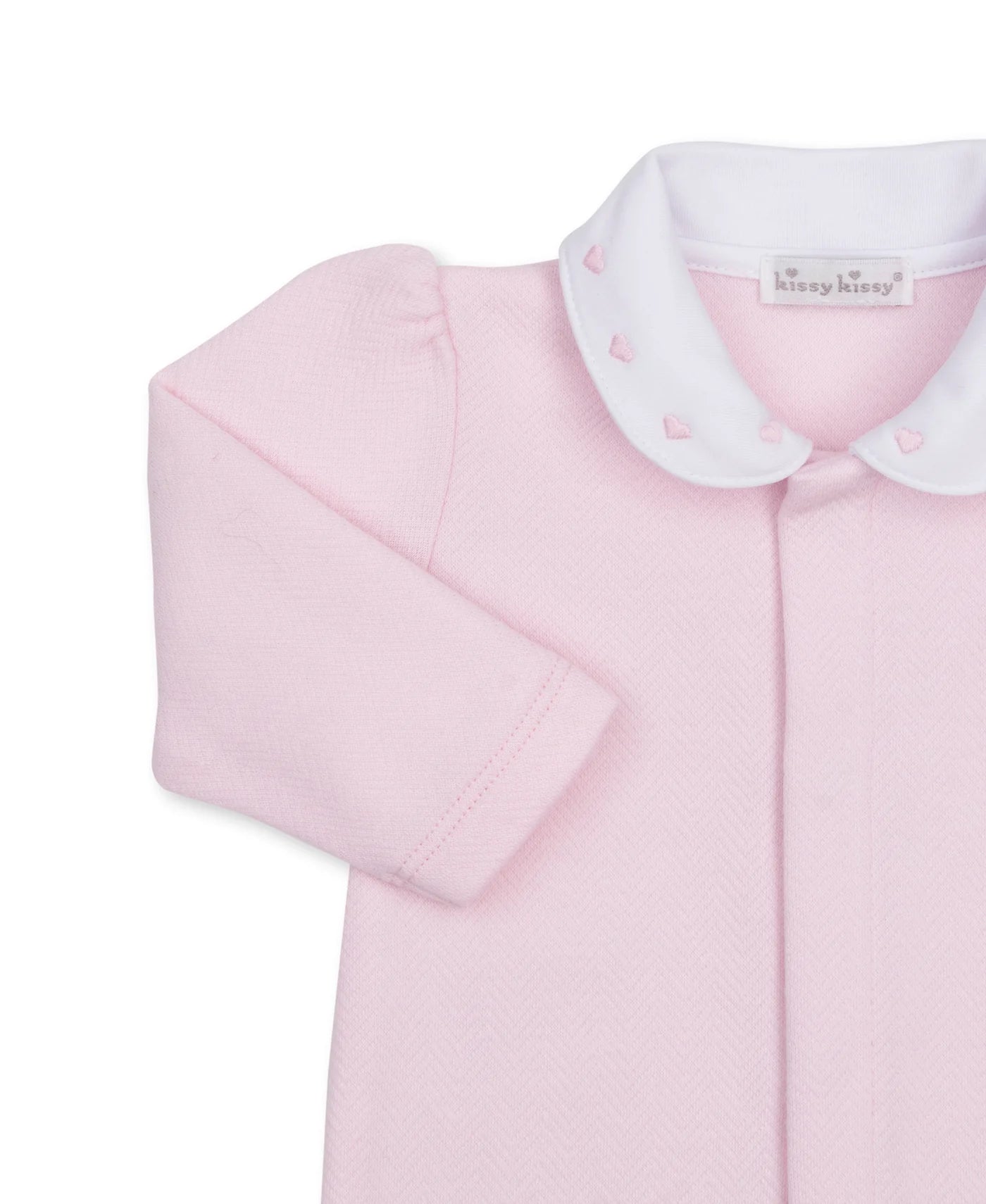 Pink Baby Blessings Jacquard Footie