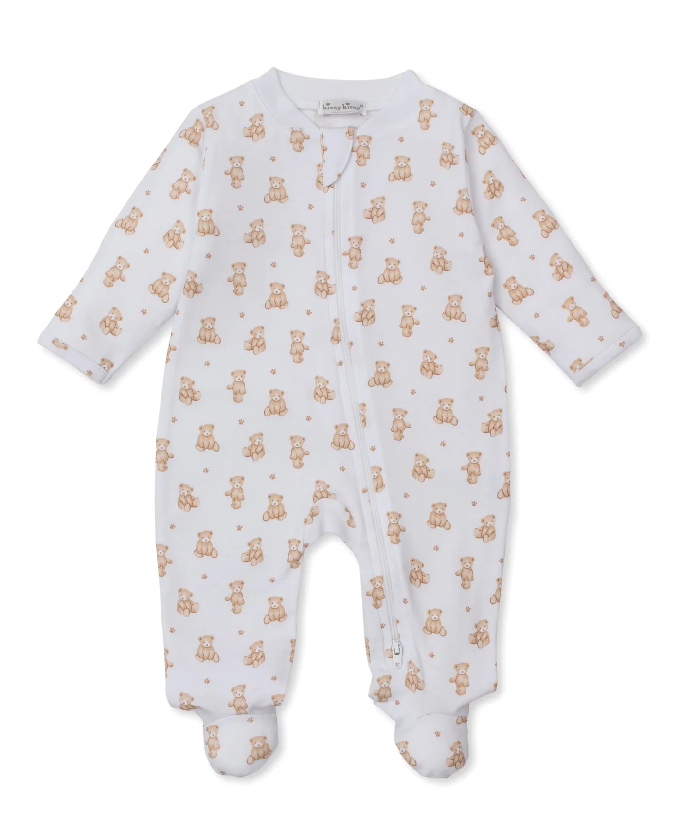 Teddy Bear Time Print Footie