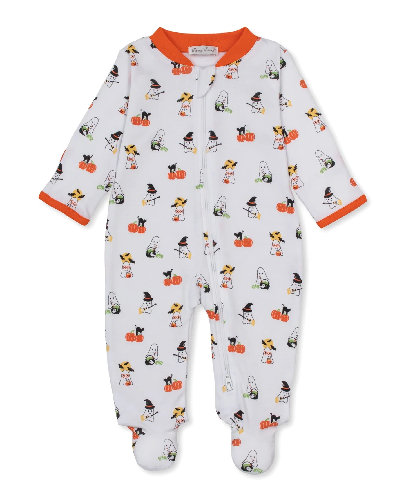 Kissy Halloween Ghost Footie