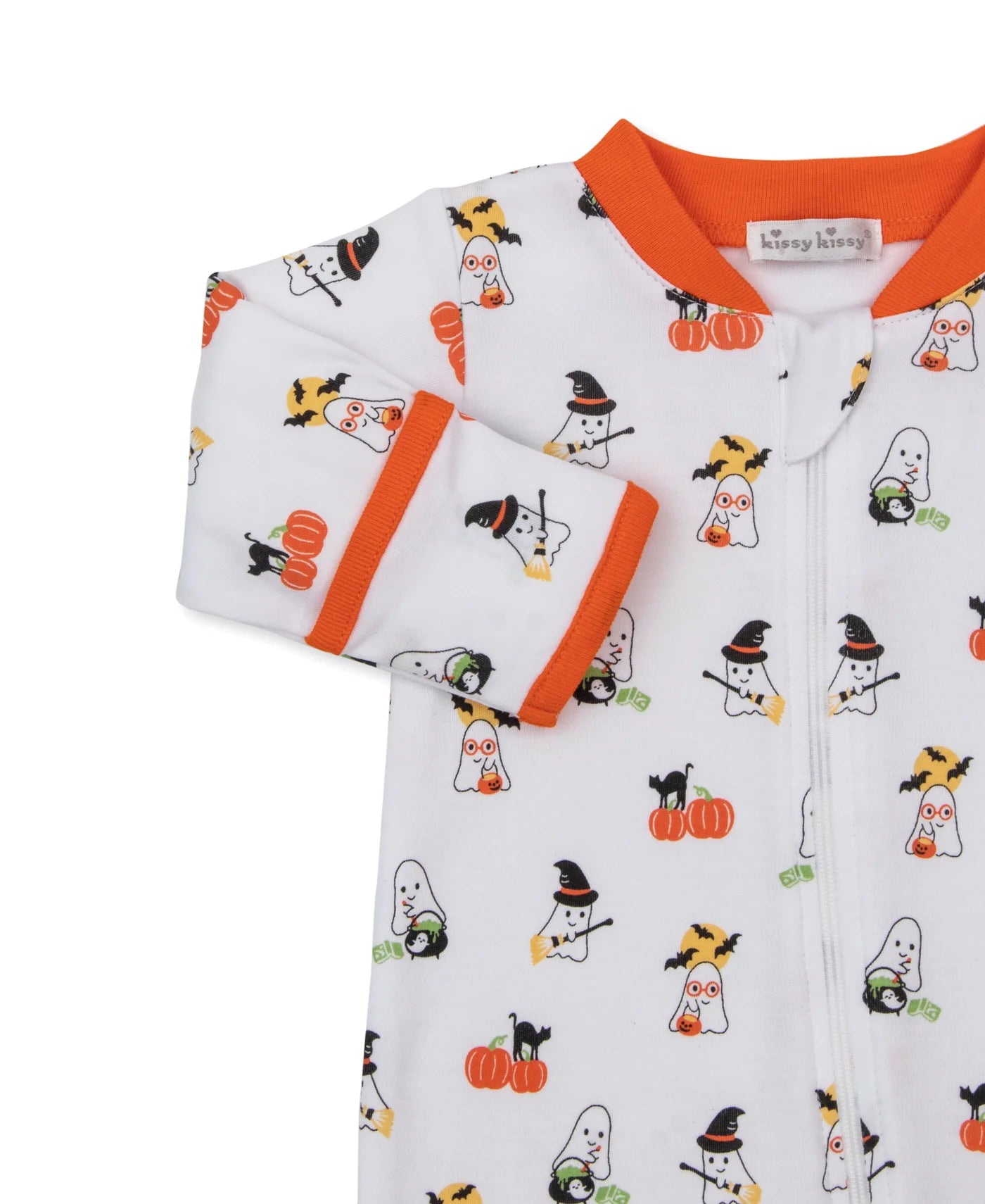 Kissy Halloween Ghost Footie