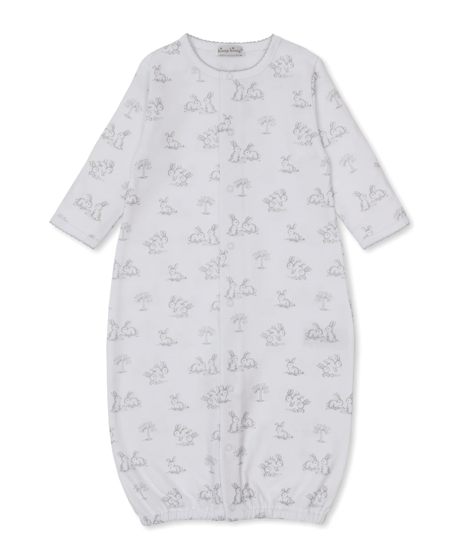 Silver Springtime Bunny Fun Conv Gown