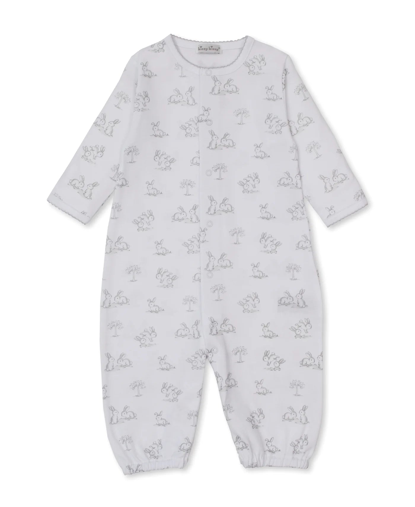 Silver Springtime Bunny Fun Conv Gown