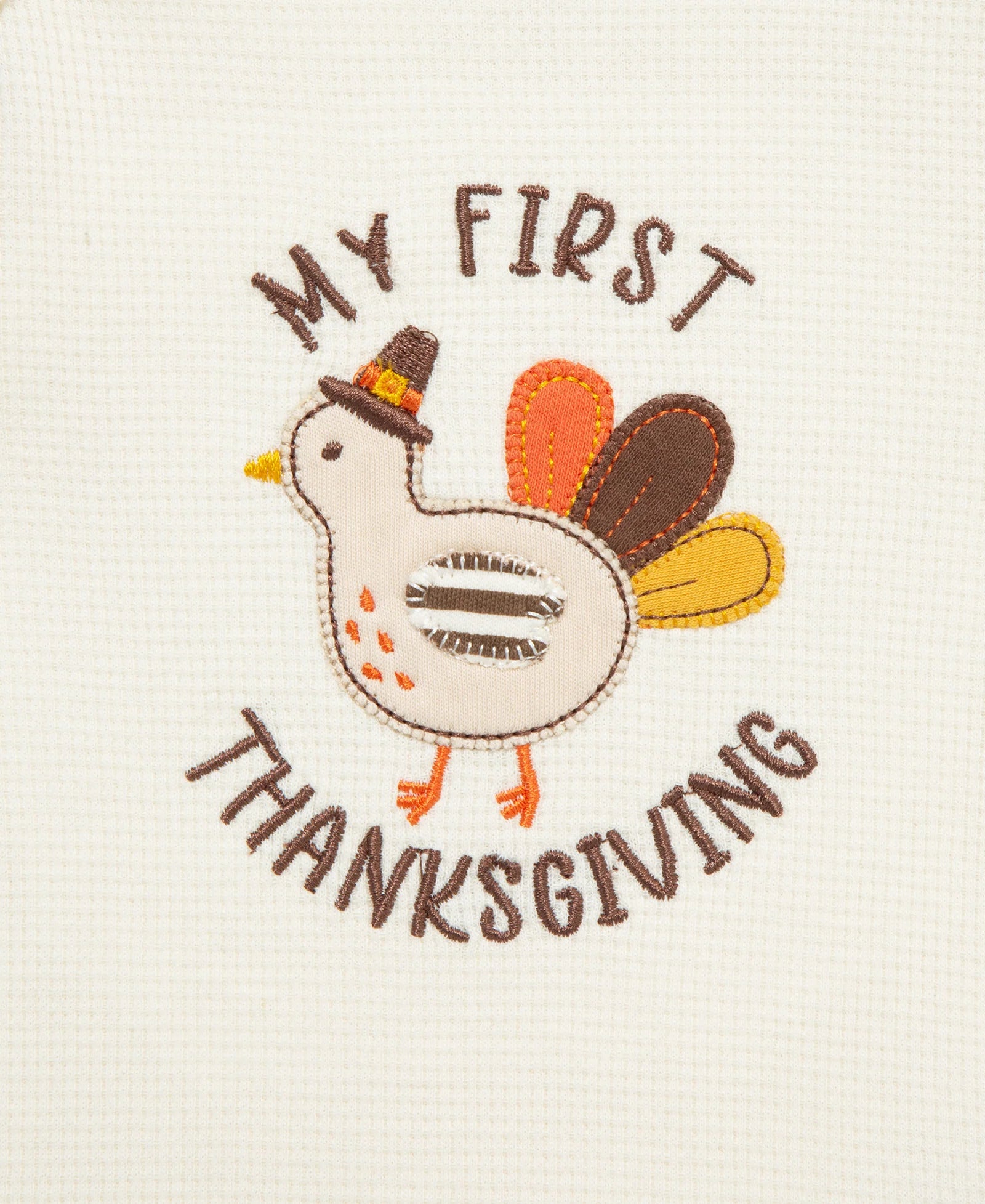 My First Thanksgiving Bodysuit Set w Hat