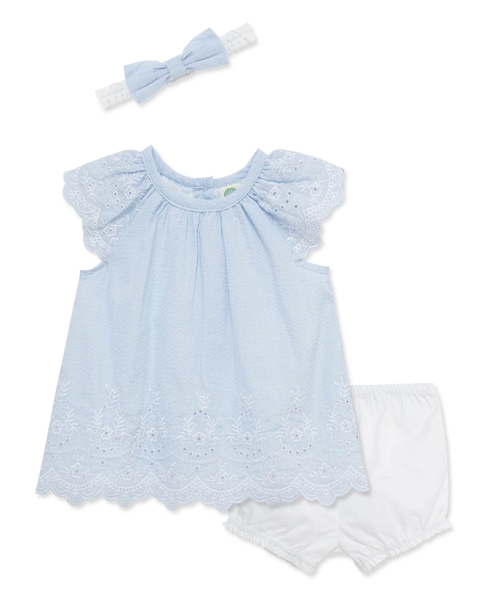 Eyelet Stripe Sunsuit